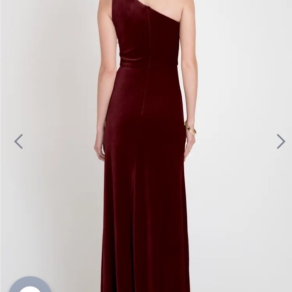Size 26 velvet dress dark berry by Jenny Yoo - Picture 2 of 9